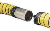 Allegro Industries Models 9500-01, 9550-01, 9600-01, 9650-01 and 9700-26 Duct to Duct Connector for Allegro brand Confined Space Ducting 8", 12", 16", 20" and 26" Diameter Ducting