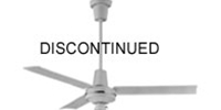 Leading Edge Model #48203 White Commercial Ceiling Fan (48" Downflow, 3 Yr Warranty, 120V, 3-Speed Pull Chain)