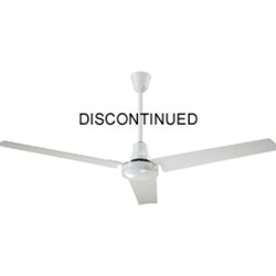 Canarm Ltd. Model #CP60 HPWP White Heavy Duty Industrial and Agricultural Variable Speed Ceiling Fan (60" Reversible, 3 Yr Warranty, 120V)