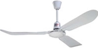 Northwest Envirofan Model #60F-9 White Commercial Variable Speed Ceiling Fan (56" Downflow, 7,269 CFM, 3 Yr Warranty, 120V)