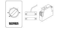 Berner International 24V Comfort Plus Control Package for Heated Air Curtains Provides Supplemental Heat when Door is Closed Until Thermostat is Satisfied