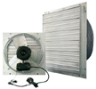 J&D Manufacturing brand Model VPES (3-Speed) Indoor/Outdoor Shutter Mount Direct Drive Wall Exhaust Fan CFM Range: 550-5,850 (Sizes 12" thru 24")