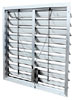 J&D Manufacturing Motorized Aluminum Intake Commercial and Agricultural Grade Power Shutter (12" to 75")