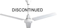 VES Environmental brand #INDB56MR4LP White Heavy Duty Industrial and Agricultural Variable Speed Ceiling Fan (56" Reversible, 28,000 CFM, 5 Year Wty, 120V, 1 Phase)