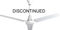 VES Environmental brand #INDB562774L White Heavy Duty Industrial and Agricultural Variable Speed Ceiling Fan (56" Reversible, 28,000 CFM, 5 Year Wty, 277V)