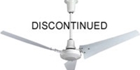 VES Environmental brand #INDC60ODP White 3-Speed Energy Star Approved Heavy Duty Industrial Outdoor Ceiling Fan (60" Downflow, 46,000 CFM, 5 Yr Wty, 120V)