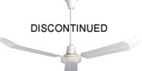 VES Environmental brand #INDA56P White Heavy Duty Commercial Variable Speed Ceiling Fan (56" Downflow , 28,000 CFM, 5 Year Warranty, 120V, with Cord & Plug)