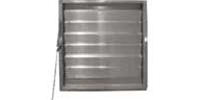 Canarm Ltd. brand Fresh Air Drainable Manual Chain Operated (Adjustable) Wall Louver (12" to 60")