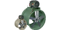 Belt Drive Heavy Duty Tube Axial Duct Fan Manufactured by Canarm Ltd.