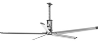 Altra Air Envira North Systems Model AD675X5006 (HVLS) High Volume Low Speed Industrial Ceiling Fans (12 Ft., Reversible, 70,424 CFM, 208/230V, 1 Ph, Variable Speed)