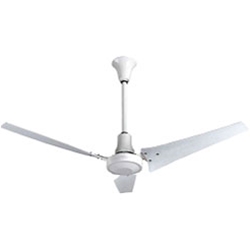 VES Environmental brand #117698 White DC Heavy Duty Industrial and Agricultural 5 Speed Ceiling Fan (56" Reversible, 6,858 CFM, 2 Yr Warranty, 120V)
