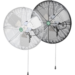 J&D Manufacturing Heavy-Duty Industrial Basket Fan - 9 Models (2 or 3 Speed Options with Pull Chain/CFM Range 1,900-6,520, 1 Phase)
