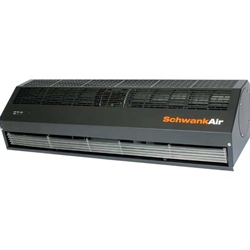 Schwank Model AC-1036-12-BK Breeze9 Series Commercial Air Curtain 36in. Wide, 1 Motor 120V @ 380/300W, 1 Ph - (Mounting Heights Up to 9ft. Environmental Separation & 8ft. Insect Control, Velocity @ Nozzle - 2,559 fpm) - Free Shipping