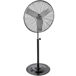 Model #CACU 30-P TPI brand 30" Pedestal Mount Commercial Direct Drive 3-Speed Non-Oscillating Air Circulator Fan (4,200/3,800/3,500 CFM), 1/6 Hp, 120V