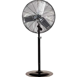 Model #CACU 20-P TPI brand 20" Pedestal Mount Commercial Direct Drive 3-Speed Non-Oscillating Air Circulator Fan (1,780/1,600/1,420 CFM), 1/12 Hp, 120V