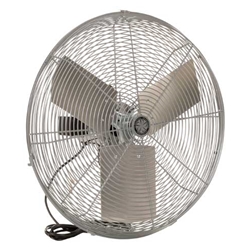 Model #IHP 24-H TPI brand 24" High Performance Assembled Air Circulator Fan Head 2-Speed Non-Oscillating (4,300/3,900 CFM), 1/3 Hp, 120V, with 6 Different Mounting Options