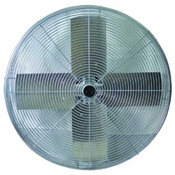 Model #HDH 24-G TPI brand 24" Heavy Duty Assembled Air Circulator Fan Head 2-Speed Non-Oscillating (5,600/4,900 CFM), 1/2 Hp, 120V with 6 Different Mounting Options