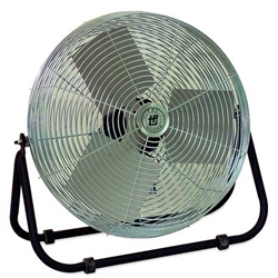 Model #F-18-TE TPI brand 18" Industrial Workstation Floor Fan 3-Speed Non-Oscillating (1,800/1,500/1,300 CFM), 1/8 Hp, 120V