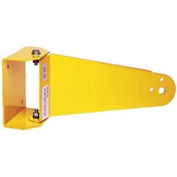 Model #HDM-W Yellow Wall Mount Bracket for TPI brand Industrial Fan Circulator Head