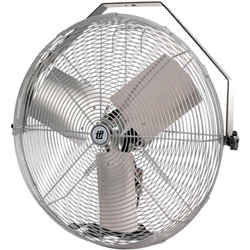 Model #U-24-TE TPI brand 24" Industrial Mounted Workstation Air Circulator Fan 3-Speed Stationary (2,100/1,900/1,600 CFM), 1/8 Hp, 120V