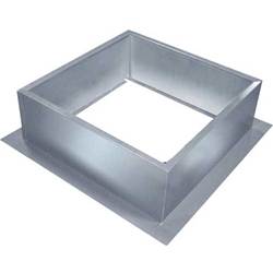 Canarm Ltd. brand 10-1/4" Galvanized Roof Curbs (For Model RD, RB and RTA Roof Exhaust Fans)