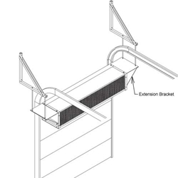 Berner International Extension Bracket (Factory Mounted - Supplied as a Pair)