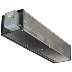 Berner Model #IDC12-2072A Single Speed Industrial Direct Drive 12 Air Curtain 72in. Wide, 2 Motor @ 1/2 Hp, 1 Ph or 3 Ph - (Mounting Heights Up to 12ft. Environmental Separation & 10ft. Insect Control, Velocity @ Nozzle - 5,166 fpm) - Free Shipping