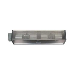 Berner Model #IDC12-4168A Single Speed Industrial Direct Drive 12 Air Curtain (14 Ft.) 168in. Wide, 4 Motor @ 1/2 Hp, 1 Ph or 3 Ph - (Mounting Heights Up to 12ft. Environmental Separation & 10ft. Insect Control, Velocity @ Nozzle - 5,550 fpm) - Free Shipping