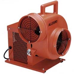 8" Electric High Output Confined Space Centrifugal Blower (3/4 Hp, 12.0 Amp, 1570 CFM @ Outlet)