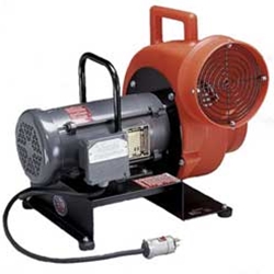 8" Electric Explosion Proof Confined Space Centrifugal Blower (3/4 Hp, 1570 CFM @ Outlet)