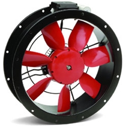 Soler & Palau USA brand Model DA (Single/Variable Speed) Single Phase Direct Drive Duct Axial Fan CFM Range: 1,216-4,750 (12"-20" Dia.)