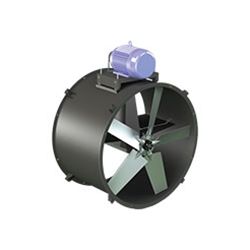 Soler & Palau USA brand TDB - Industrial Belt Drive Tube Axial Duct Fan CFM Range: 1,489-17,497 (12"-30" Dia) Explosion Proof Available
