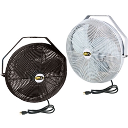 J&D Manufacturing UL Listed Indoor/Outdoor Wall, Ceiling or Pole Mount Air Circulation Fan - 3 Models (3 Speed/CFM Range 870-2,210 CFM Size 14" thru 18")