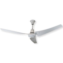 TPI Corporation Model #E-60CF White Industrial and Agricultural Variable Speed Ceiling Fan (60" Reversible, 8,434 CFM, 5 Yr Warranty, 120V)