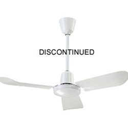 Canarm Ltd. Model #CP36 White Commercial Variable Speed Ceiling Fan (36" Reversible, 7,100 CFM, 5 Yr Warranty, 120V)