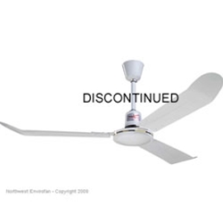 Northwest Envirofan Model #FP-56R White Light Commercial Variable Speed Ceiling Fan (56" Downflow, 22,000 CFM, 1 Yr Warranty, 120V)